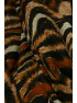 Tørklæde m/ zebra print orange