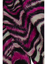 Tørklæde m/ zebra print pink